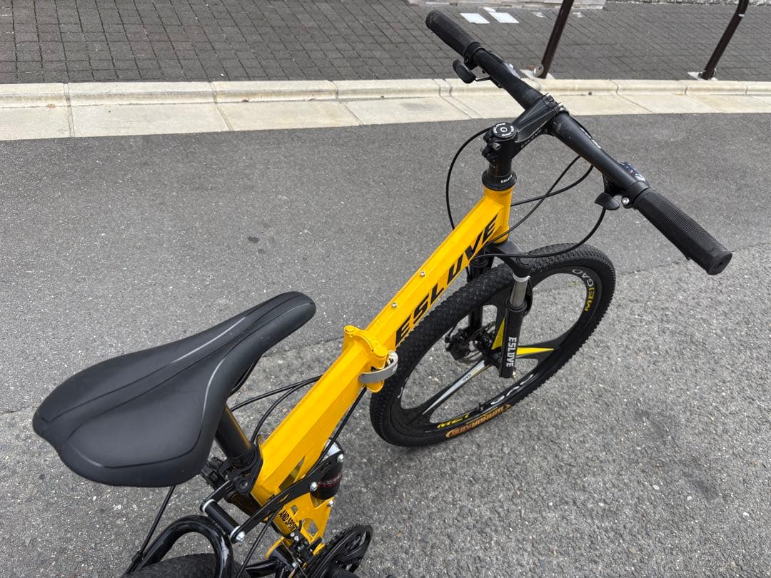 ESLUVE マウンテンバイク 大径ホイール　折りたたみ式