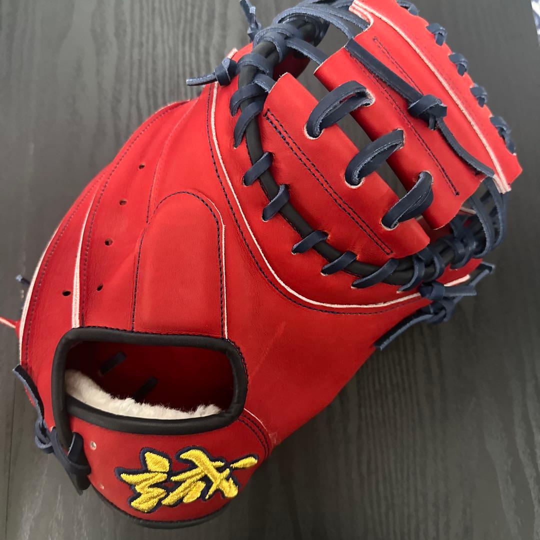 誠グローブ　軟式キャッチャー用　特別仕様　フルオーダー　袋付き