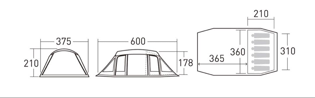 ogawa ソレスト フルセット　専用PVCシート&グランドマット　その他付属品