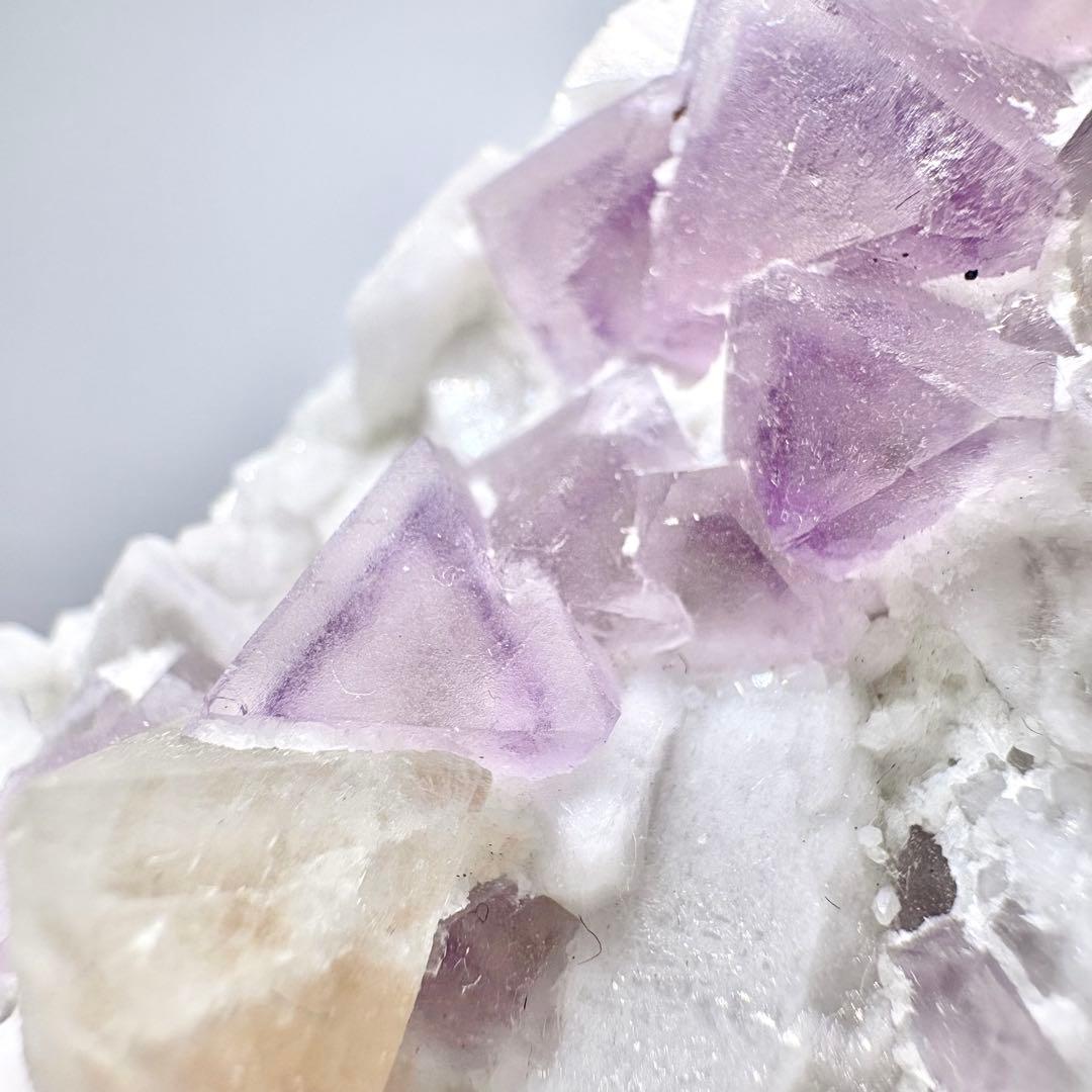 565 中国内モンゴル産　八面体フローライト&シェーライト