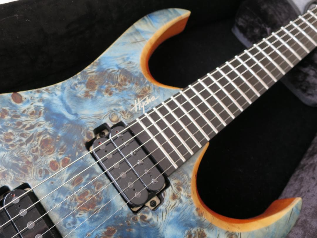 ギター MAYONES Hydra Elite6 (Trans Aquamarine)