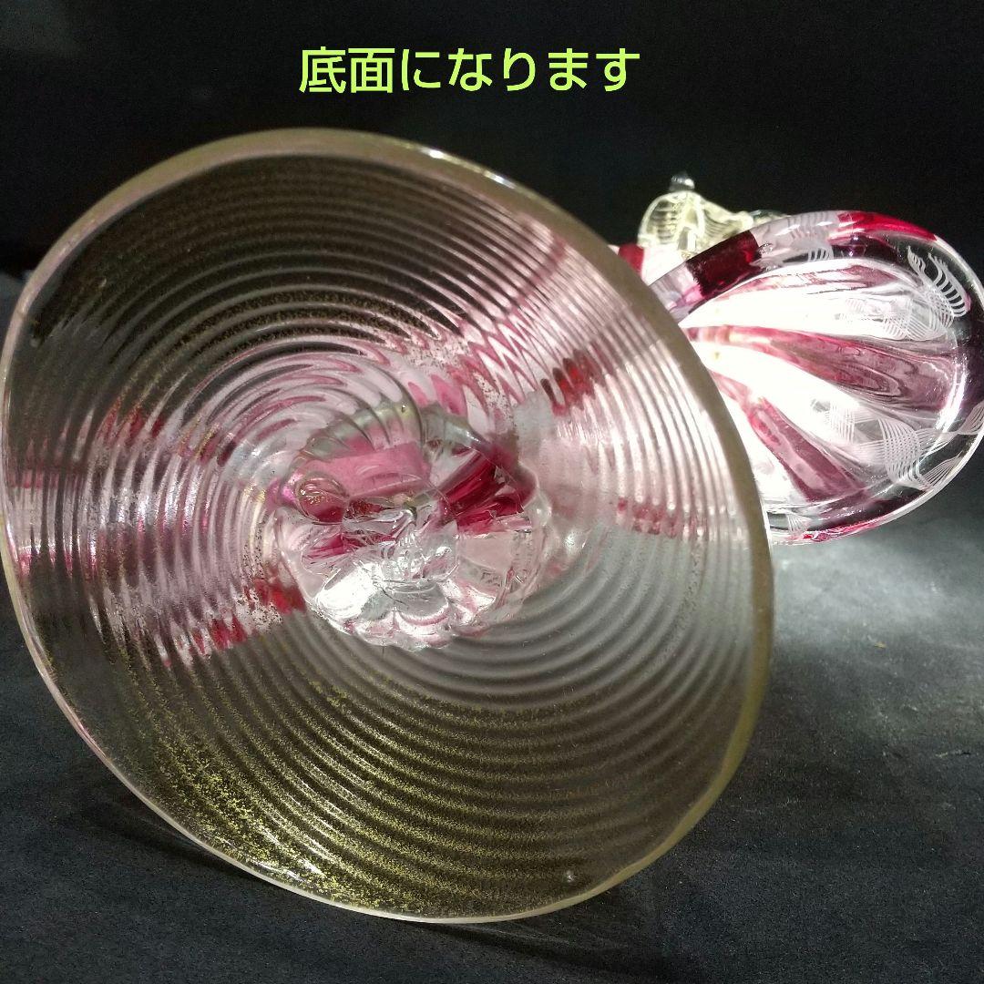 イタリア製ベネチアん ムラ―ノ島ガラス工芸品 大型フィギュリン 33cm 貴婦人