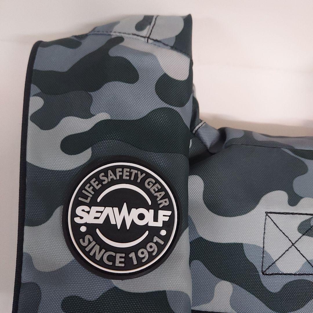 値下げしました！SEAWOLF桜型 迷彩柄ライフジャケット Aタイプ