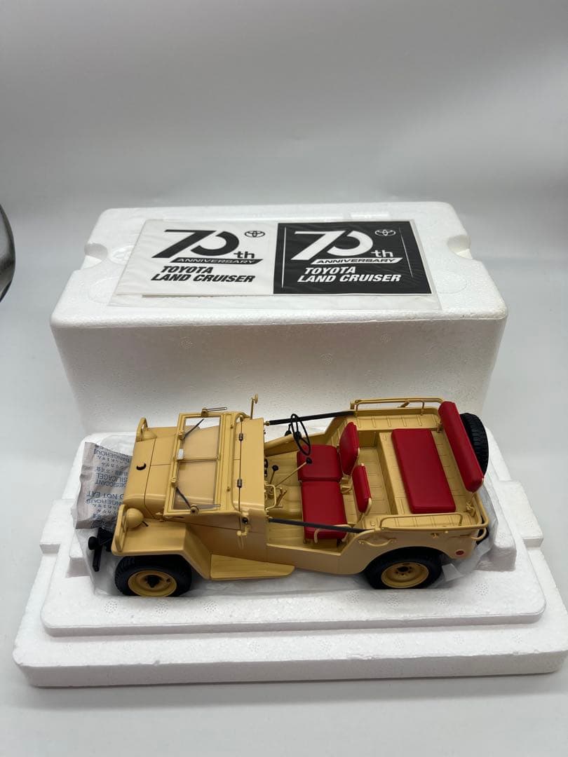 No141ミニカー1/18箱ありTOYOTA 70th LAND CRUISER