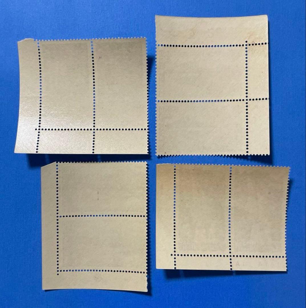 中華民国台湾切手　台湾風景(未使用・L型耳付き・ペア、4種完)