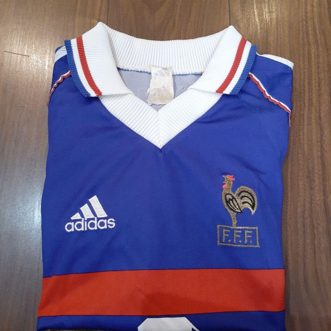 サ*ボ様 adidas サッカーウェア 青 6番 フランス代表
