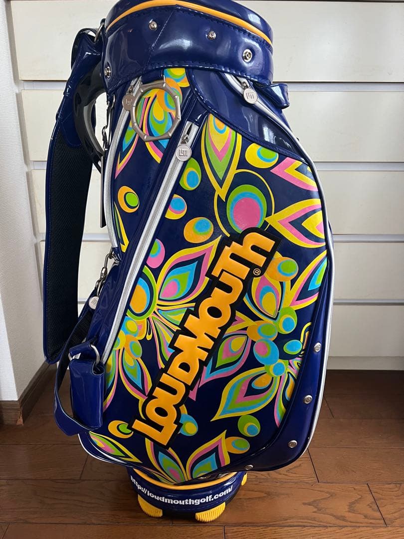 Loudmouth キャディバッグ ネイビー/カラフル