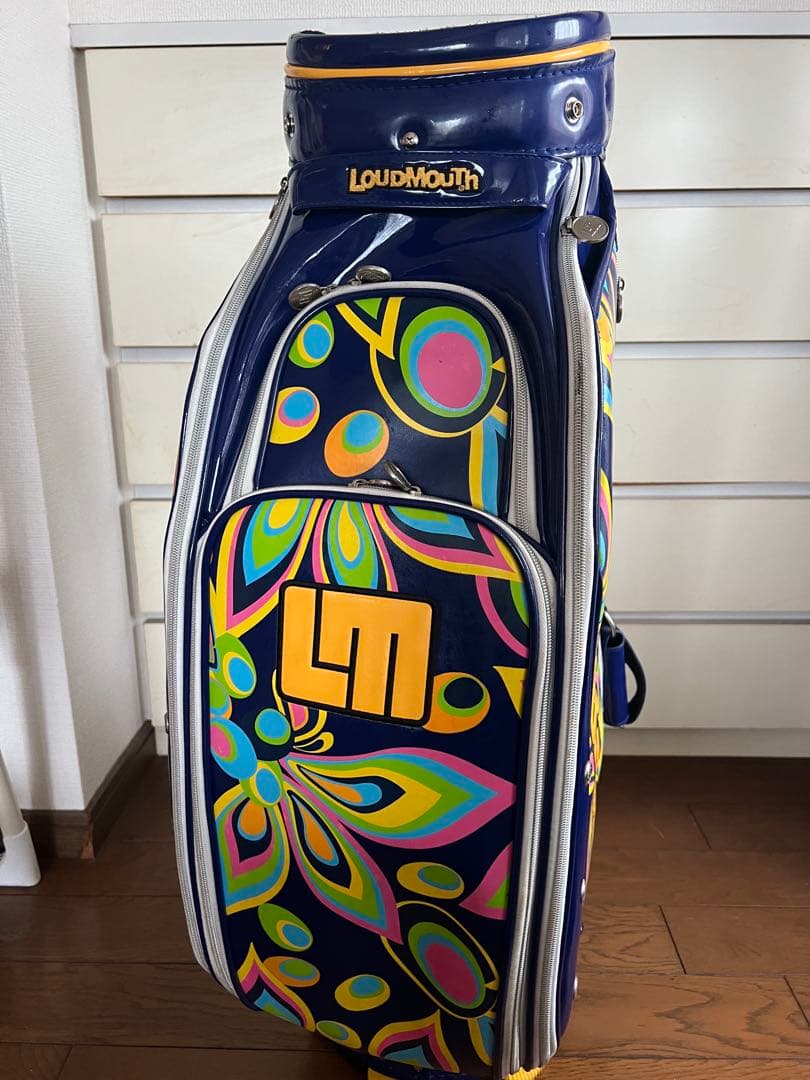 Loudmouth キャディバッグ ネイビー/カラフル