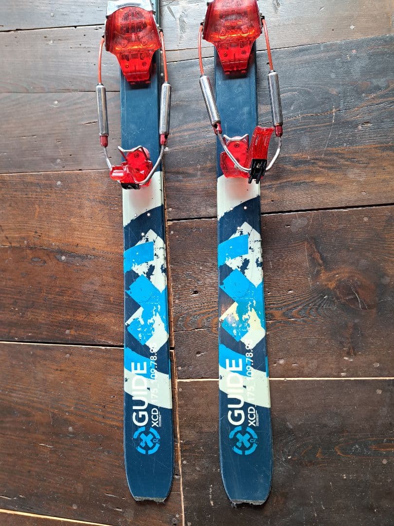 カルフKARFU XCDガイド175cm テレマークステップソール板