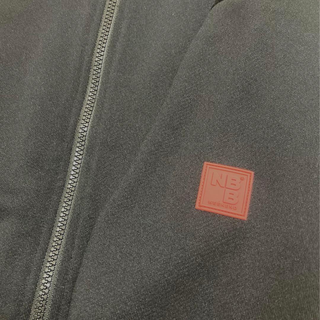 nbb weekend ジップアップジャケット　ゴルフ　アウター　サイズ1 黒