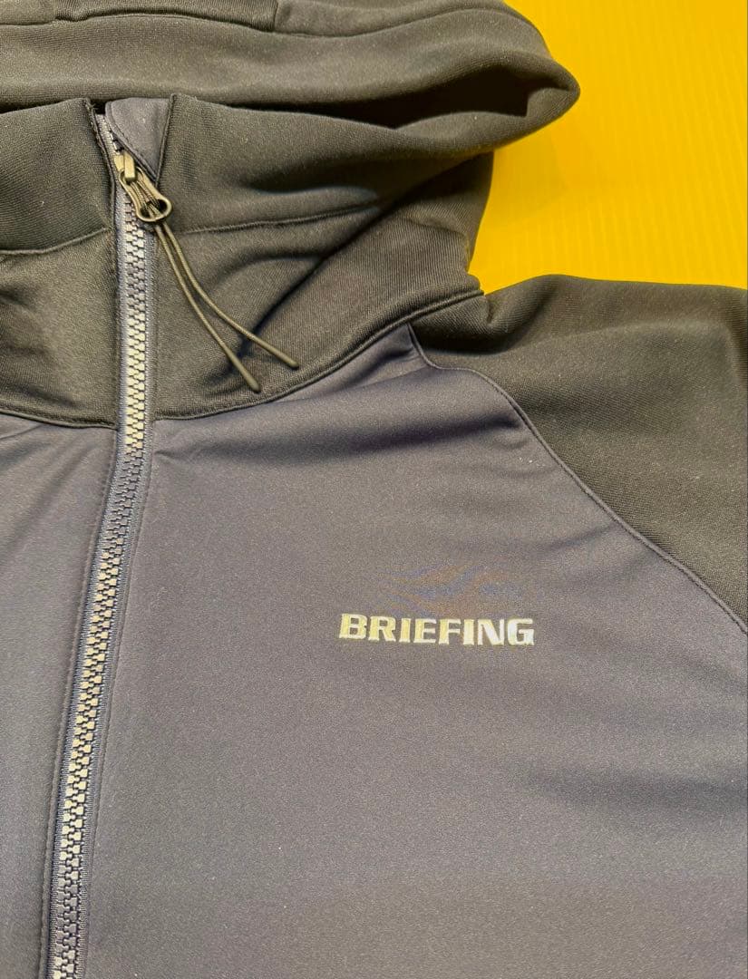 BRIEFING ポーラテックパーカー　ネイビー美品