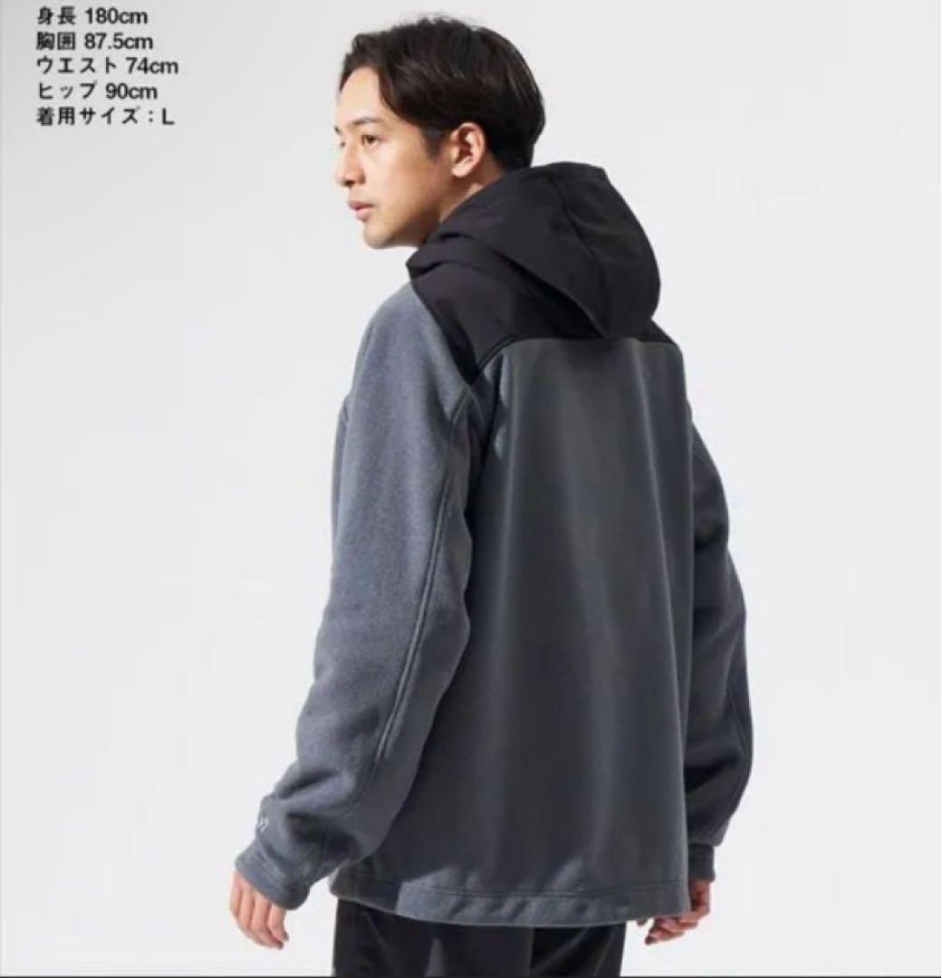 【新品未使用】ダイワ フリースDJ-5924 ポーラテック ガンメタル　Lサイズ