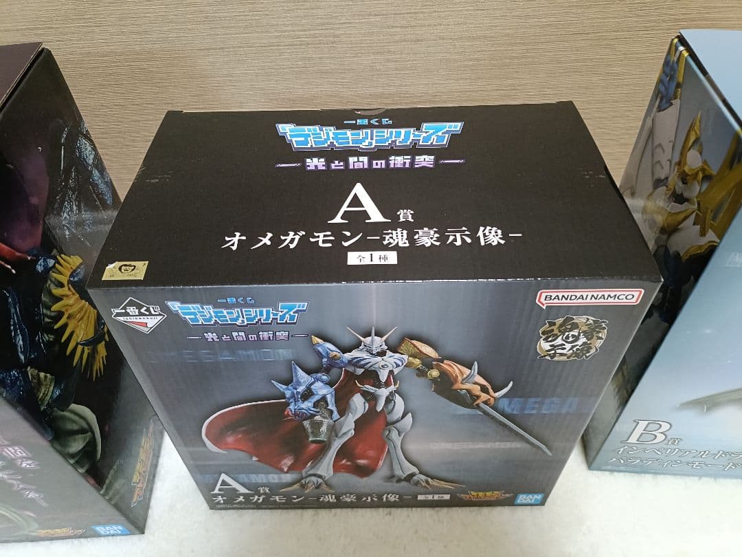 デジモン一番くじA賞Ｂ賞ラストワン賞+D賞ポスターコンプリートセット+ポップ