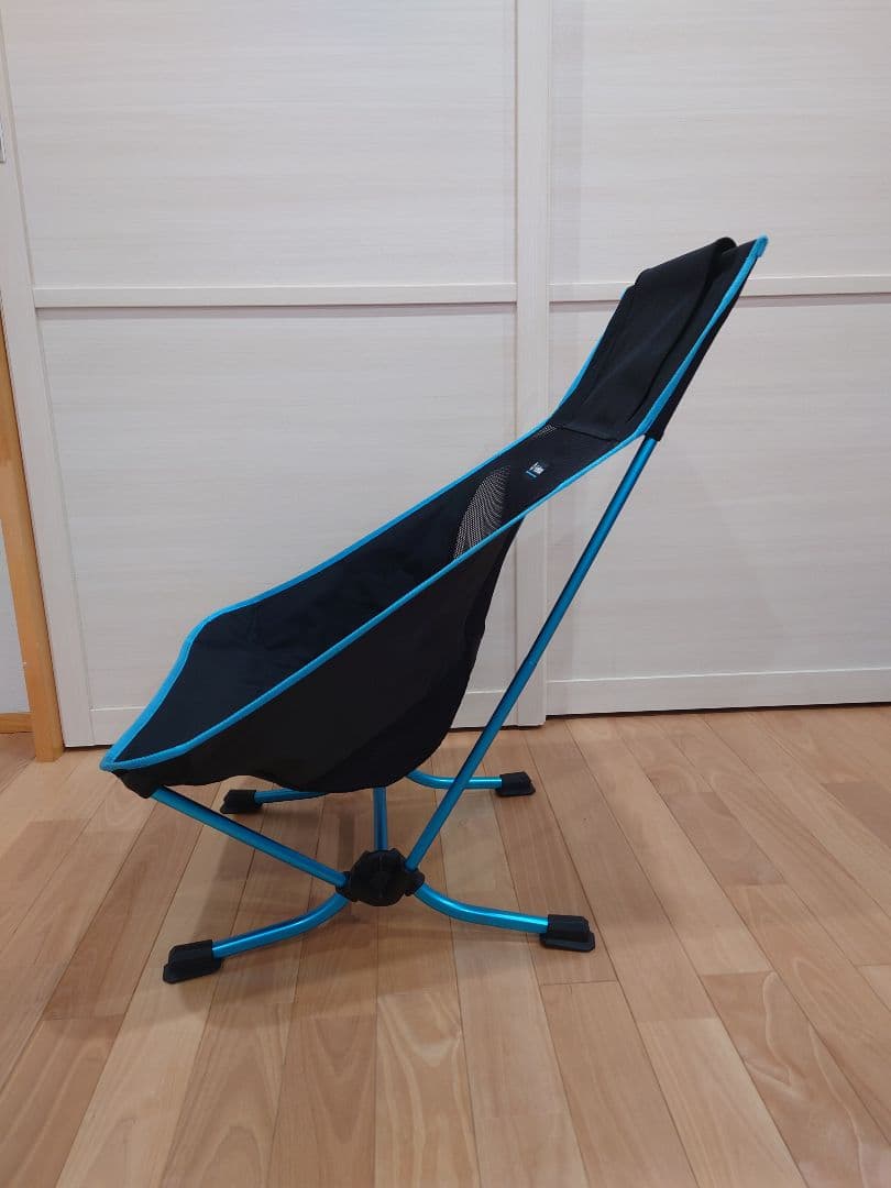 Helinox ビーチチェア アウトドアチェア ブラック/ブルー