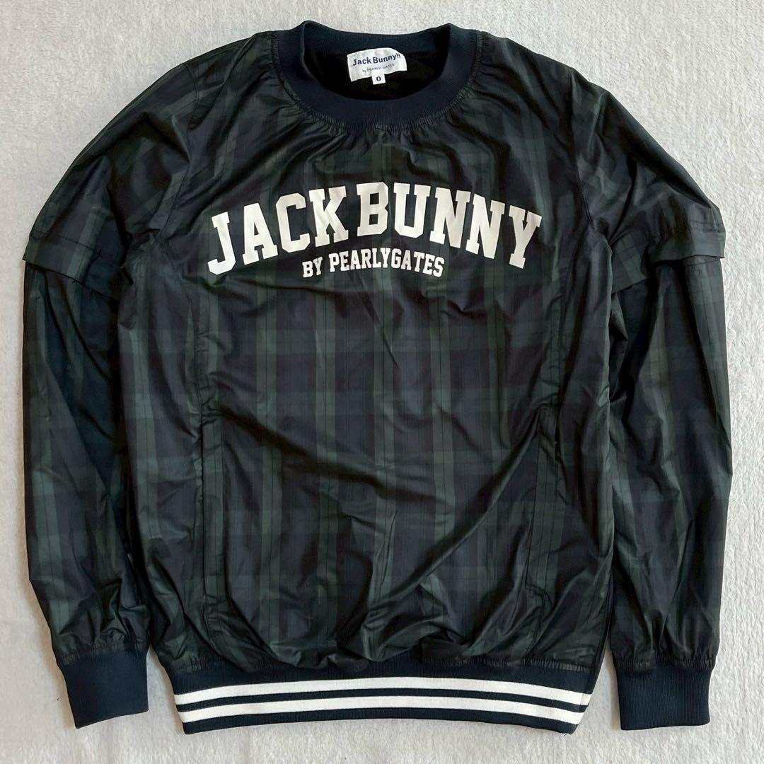 極美品　ジャックバニー　裏起毛　２WAY スニード　ブラックウォッチ　チェック
