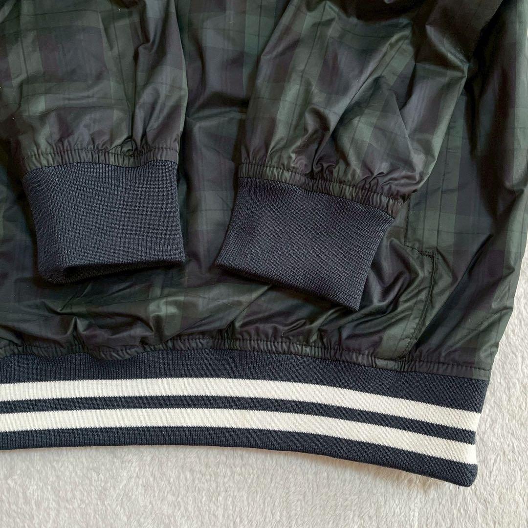 極美品　ジャックバニー　裏起毛　２WAY スニード　ブラックウォッチ　チェック
