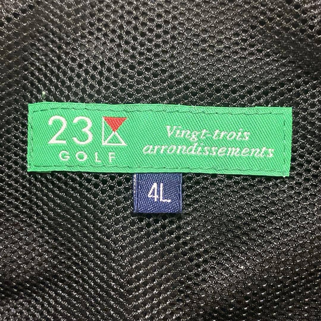 23区 GOLF／2WAY スニードジャック スニードジャケット　4L　ブラック