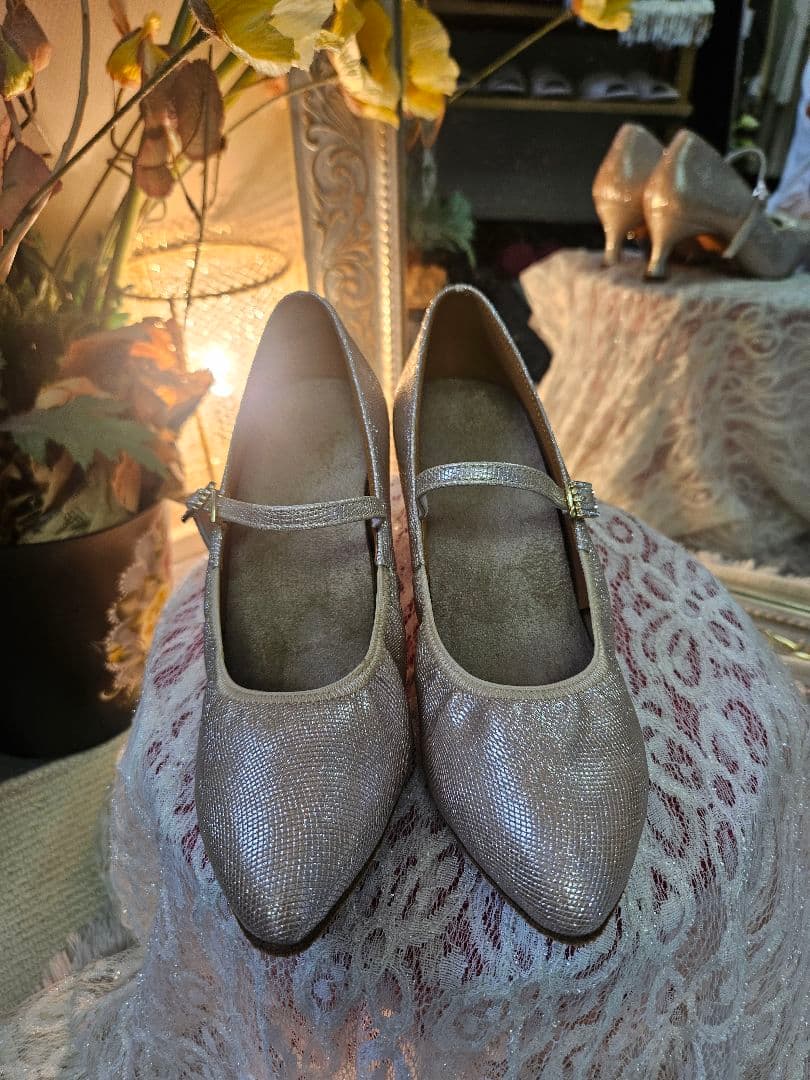 社交ダンススタンダードシューズ新品22センチ