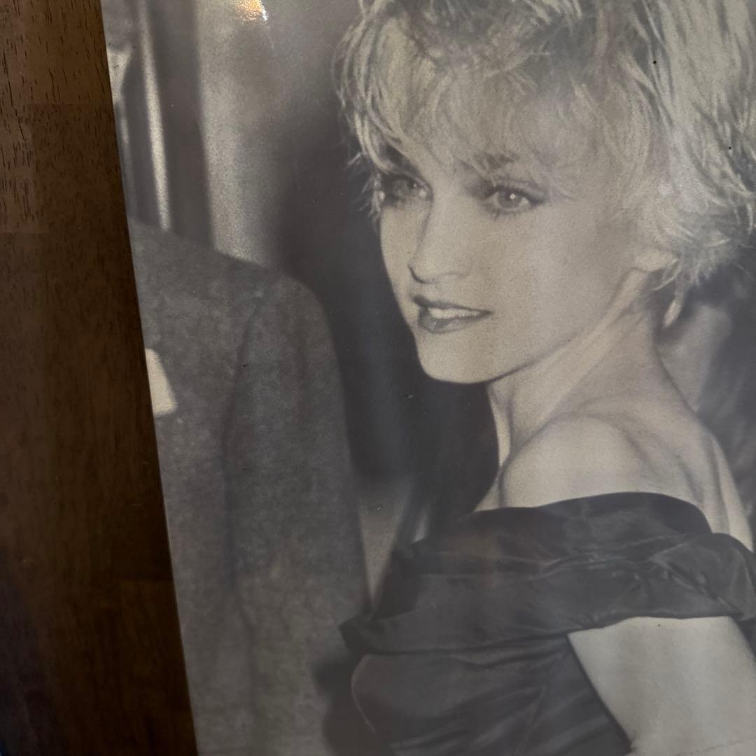 モノクロ ポートレート マドンナ レトロ 当時物 パネル 写真 海外 歌手