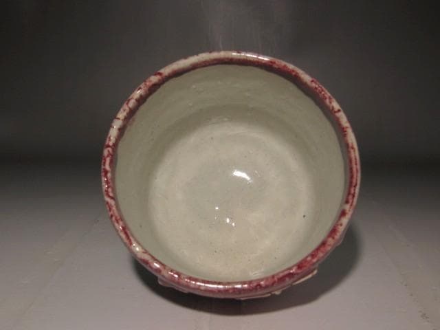 河井寛次郎　辰砂茶碗　美しい景色　r403