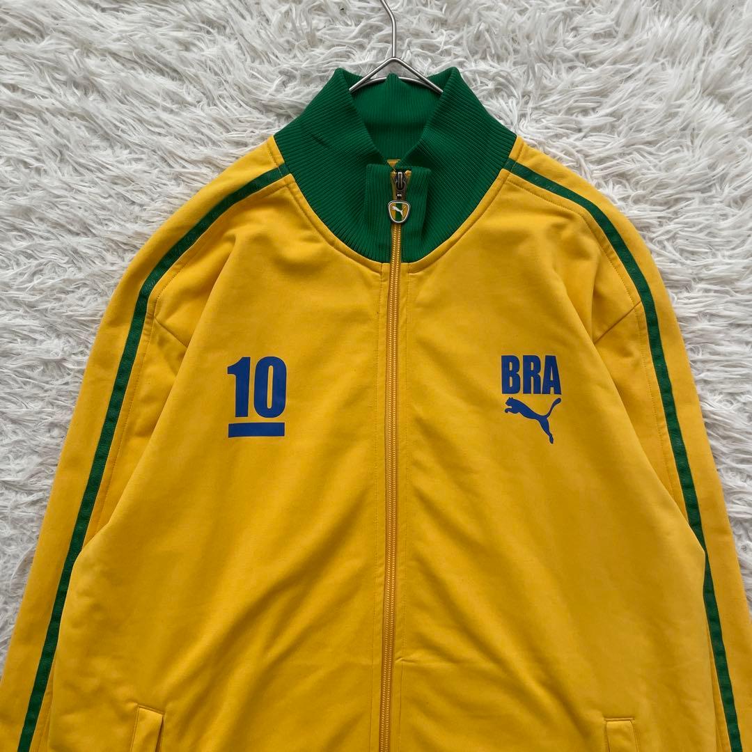 PUMA ハイネック　サッカー　ブラジル代表　トラック　ジャケット　ジャージ