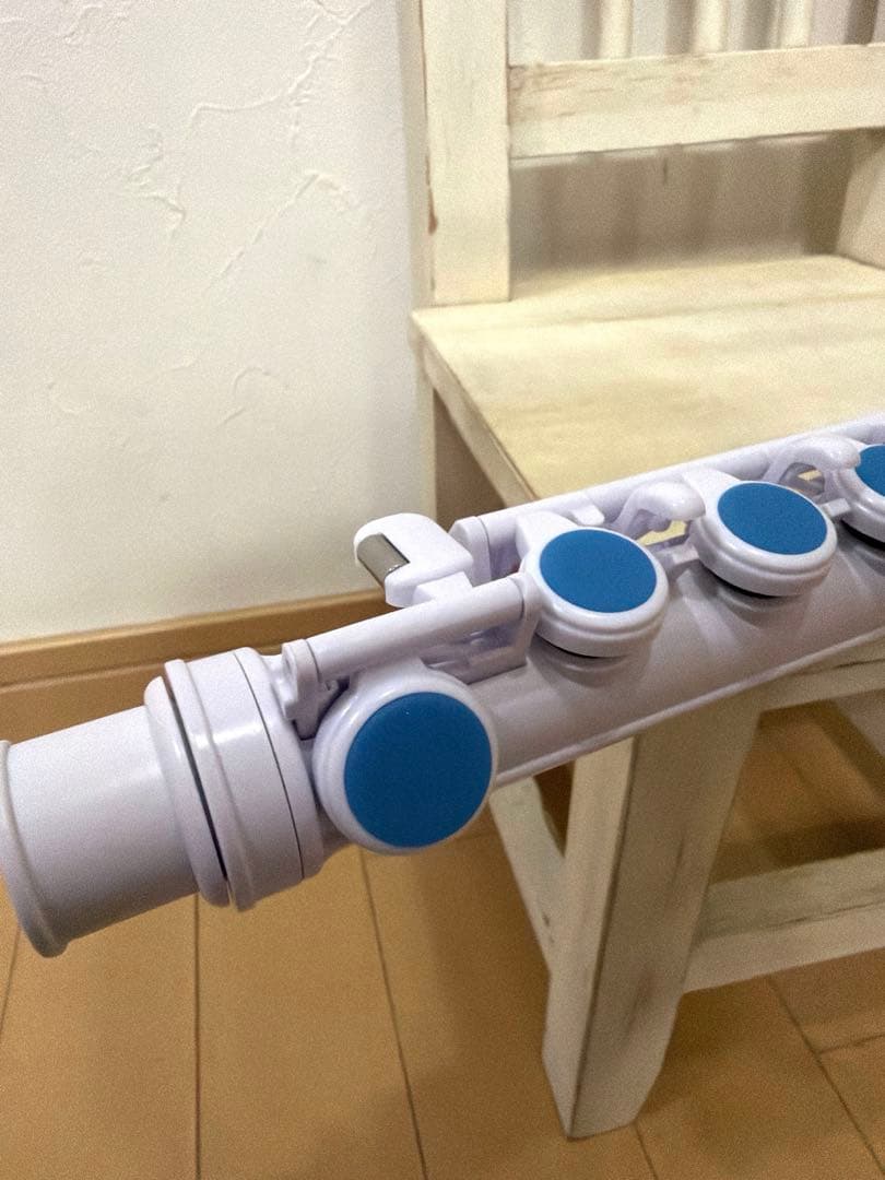 NUVO jFlute 2.0 ブルー　ホワイト プラスチックフルート