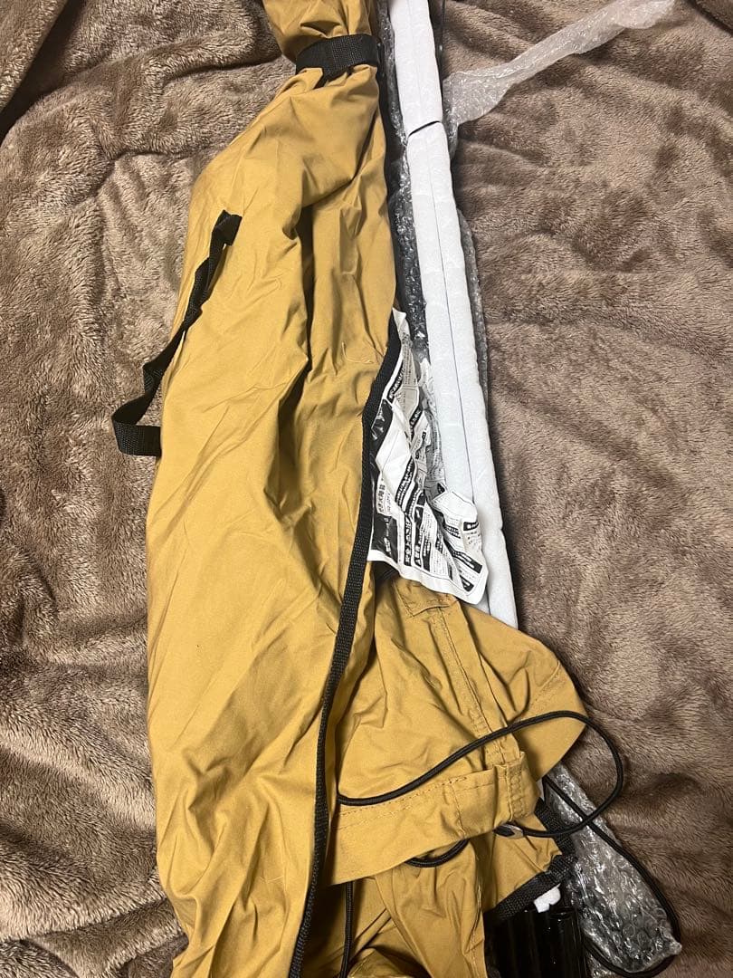 WAQ 焚き火陣幕 TC 310×105cm タンカラー