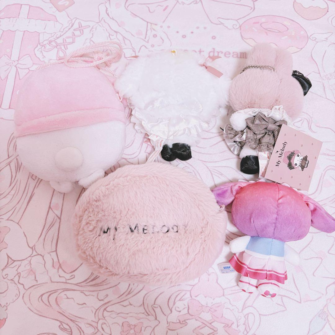 サンリオ　マイメロディ 月夜のメロクロ　秘密のメロクロ　ゆるかわ　マスコット