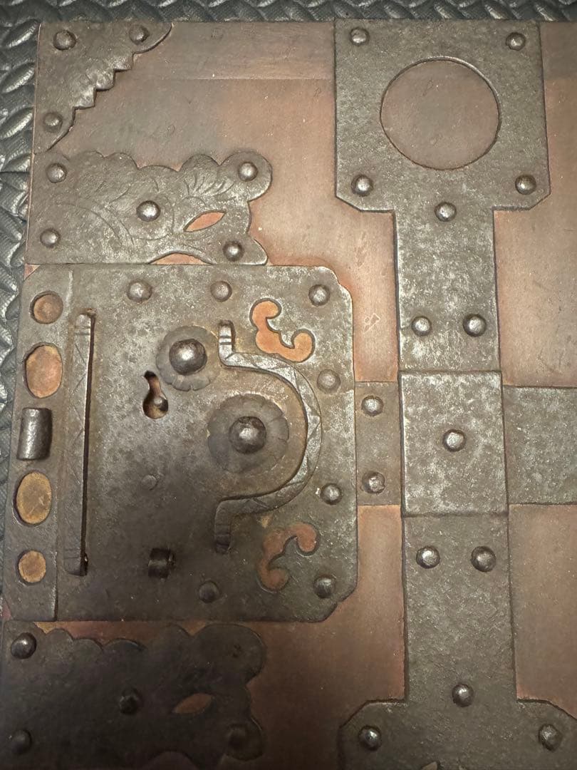 舟箪笥　当時物　扉のみ　美品