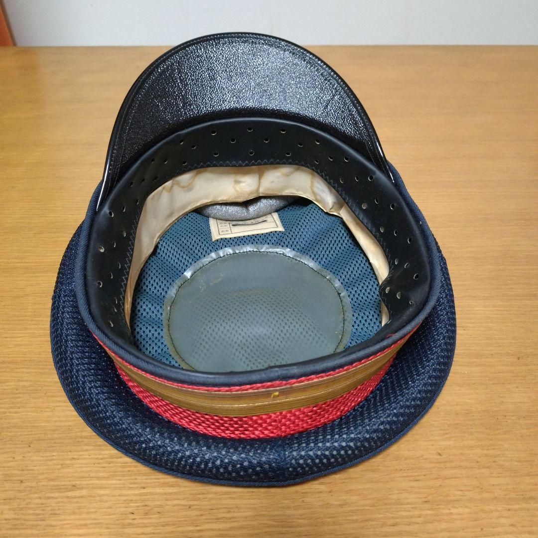 当時物 国鉄 助役制帽◆鉄道 帽子 2号形◆日本国有鉄道 記名あり