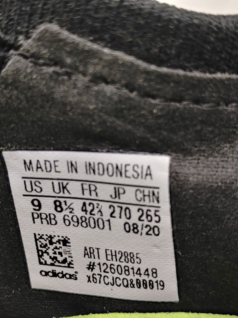 adidas プレデター　ミューテーター20.1　L　FG　27.0㎝　グリーン