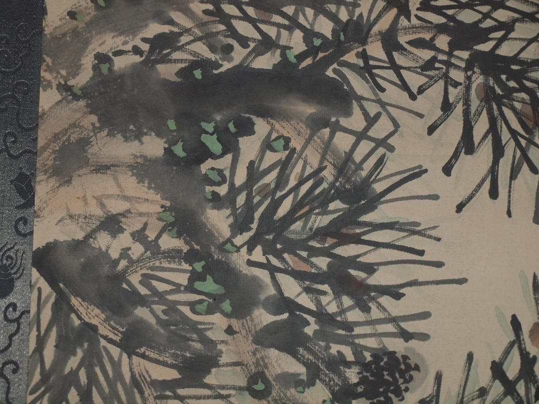 時代の掛軸　風景　肉筆保証　中国美术品 日本　中国<BR> X887C16-7