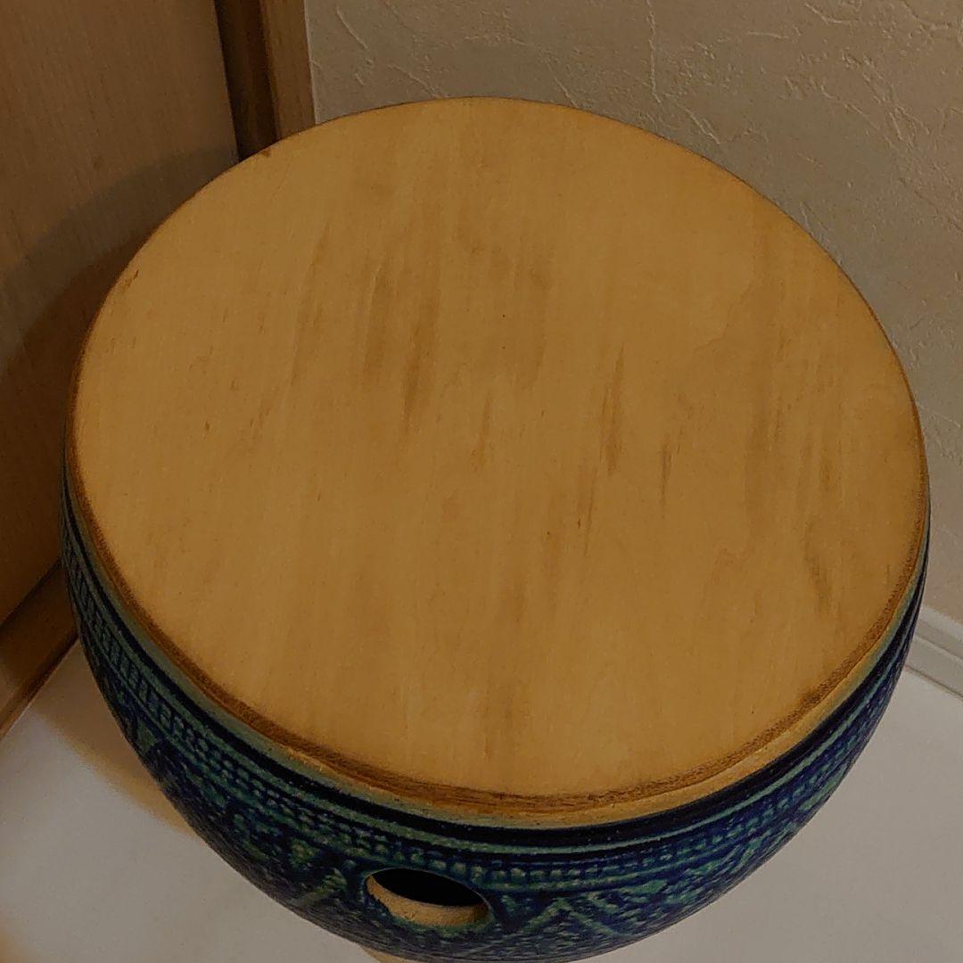 九谷焼で作成された太鼓