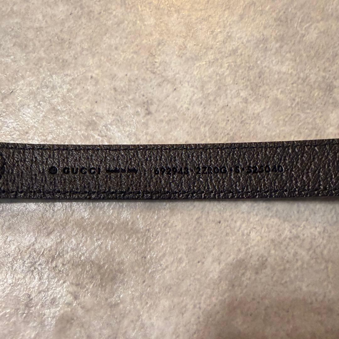 GUCCI ブラックレザー首輪