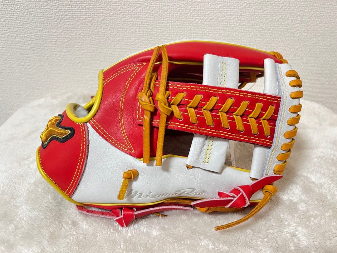 ミズノプロ　軟式　野球　内野手用　グラブ　勝色collection