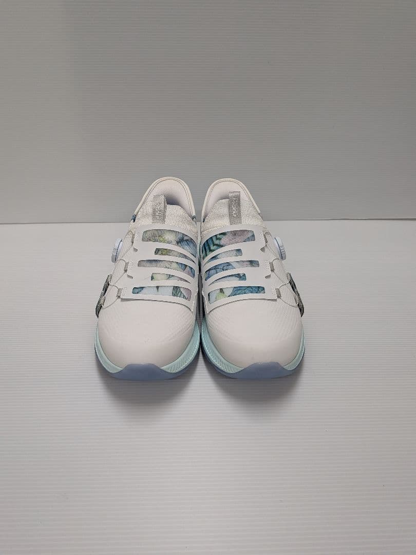 【美品】スケッチャーズ ハンズフリー ゴルフシューズ白/27.0