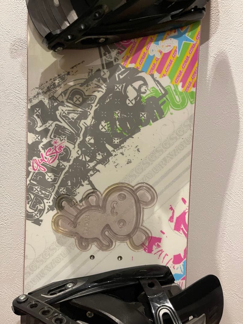 girl starスノーボード 140㎝　ビンディングセット ホワイト