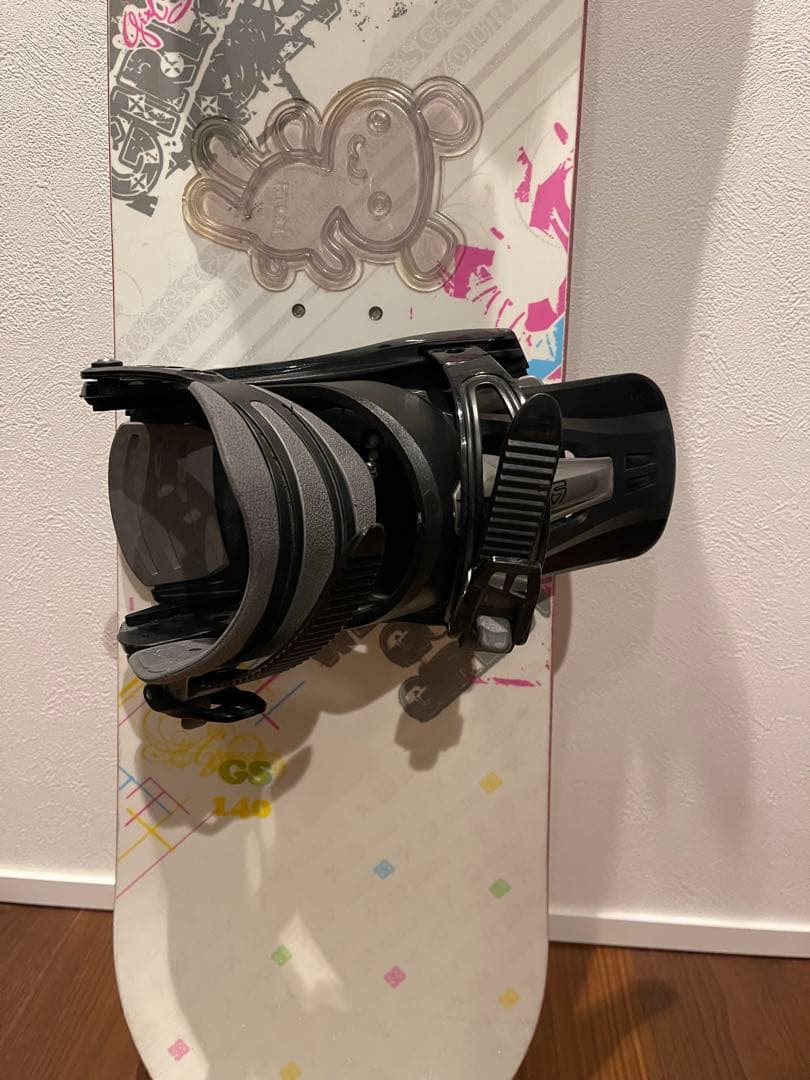 girl starスノーボード 140㎝　ビンディングセット ホワイト