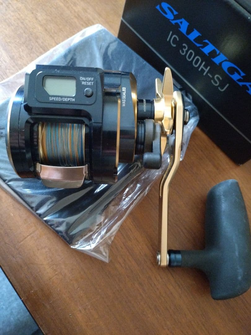 ダイワ ソルティガ ic 300H SJ ult 1.2号 600m付き