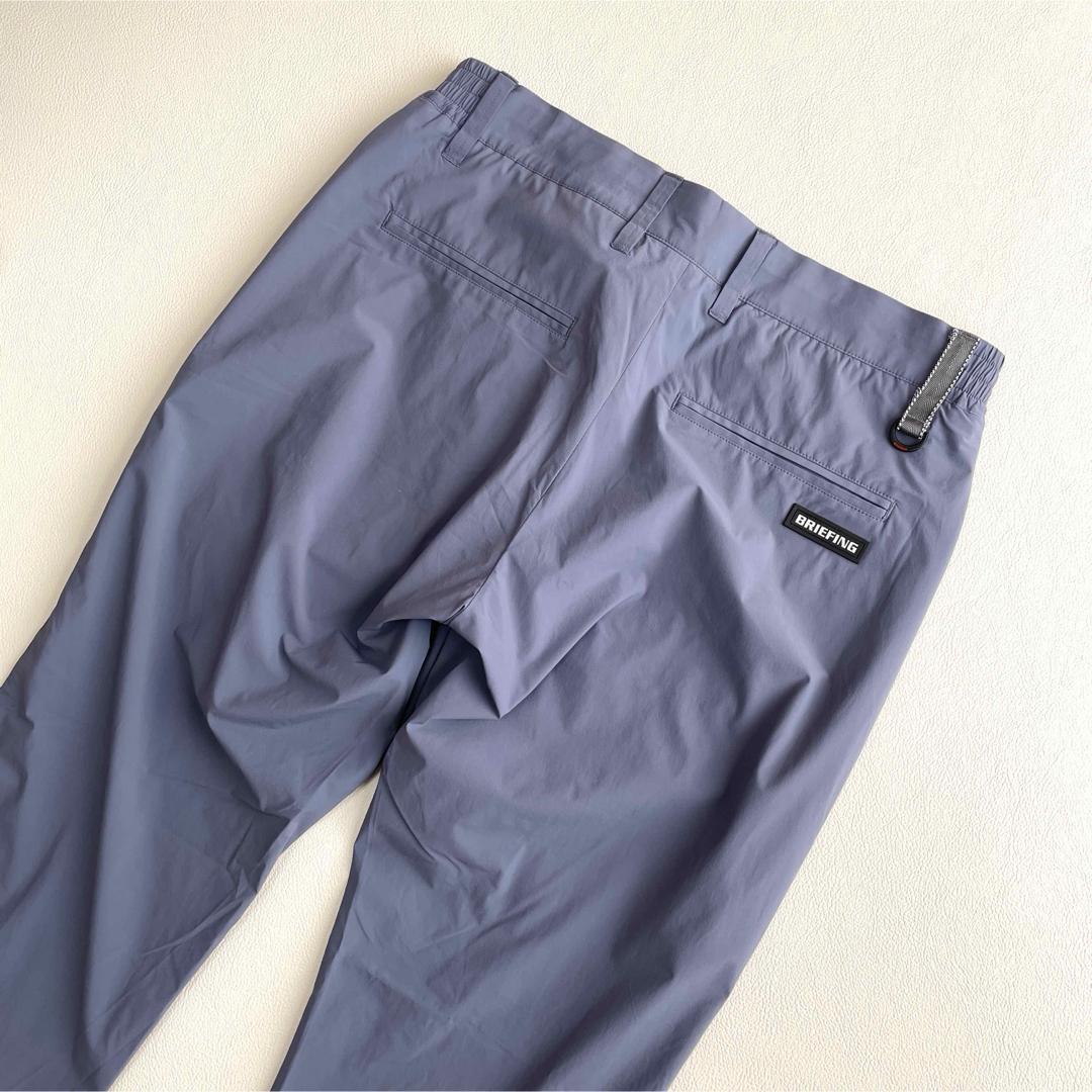 6725【美品】ブリーフィング　ストレッチパンツ　くすみパープル グレー 23年