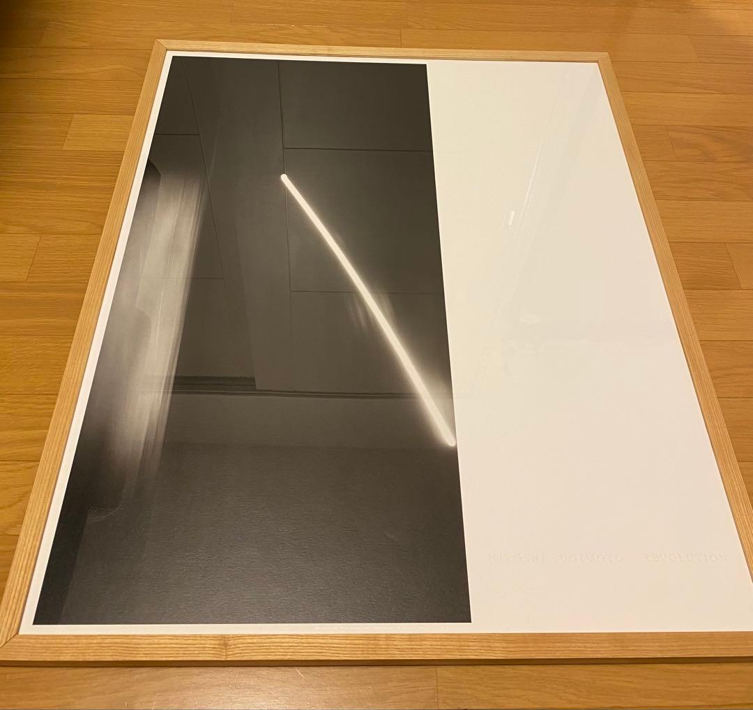 杉本博司 HIROSHI SUGIMOTO ポスター　REVOLUTION 額付