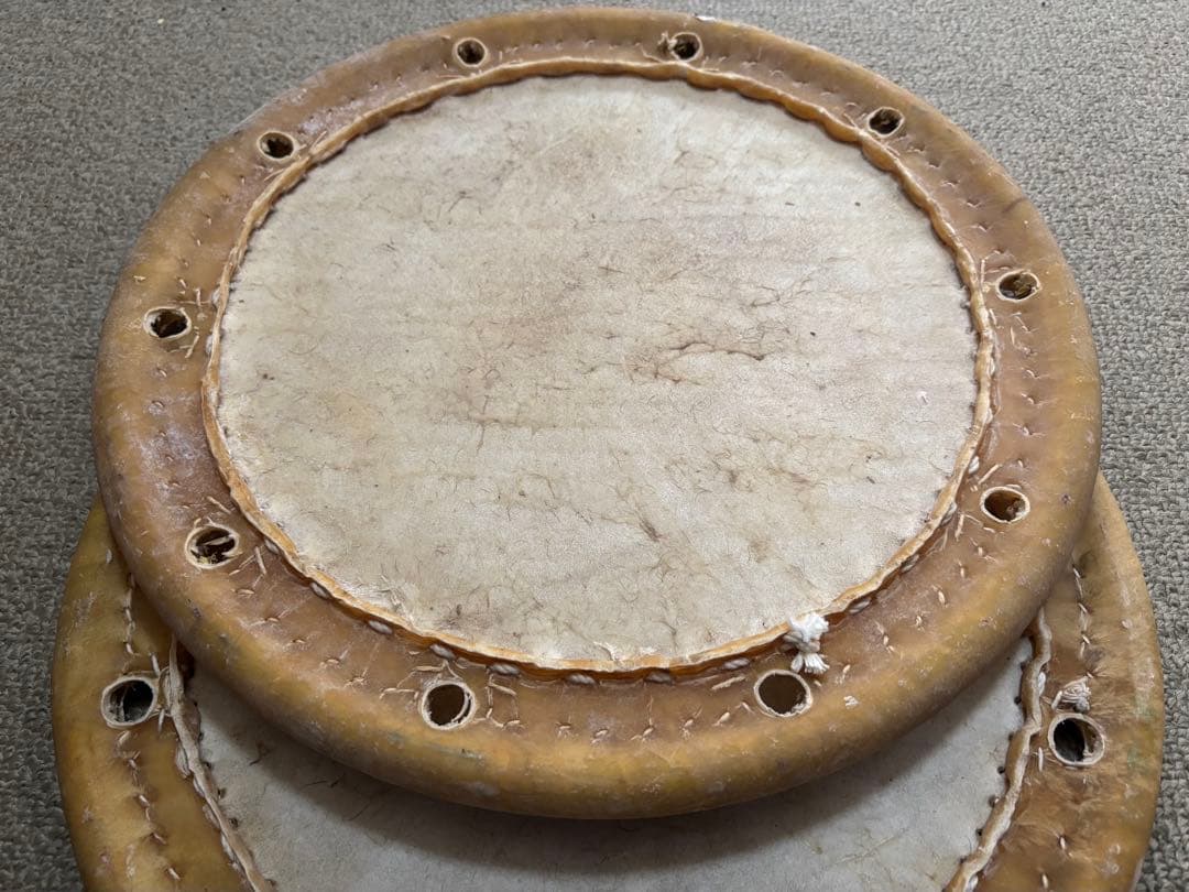 締太鼓用皮 2丁掛 2枚セット