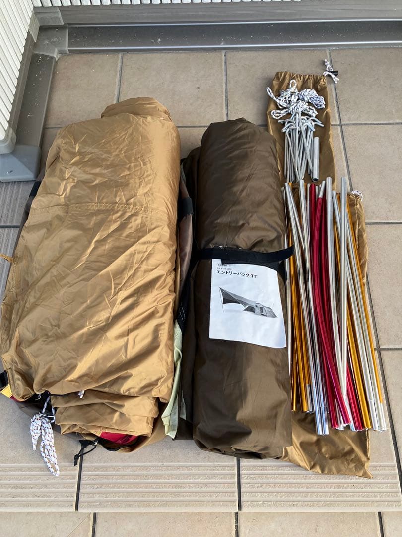 スノーピーク エントリーパックTT SET-250RH＋マット＆グランドシート