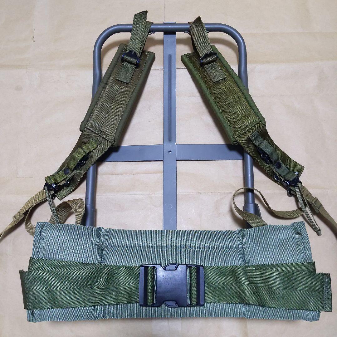 アメリカ軍ALICEパックフレーム/ショルダーパット/ウエストパット実物放出良品