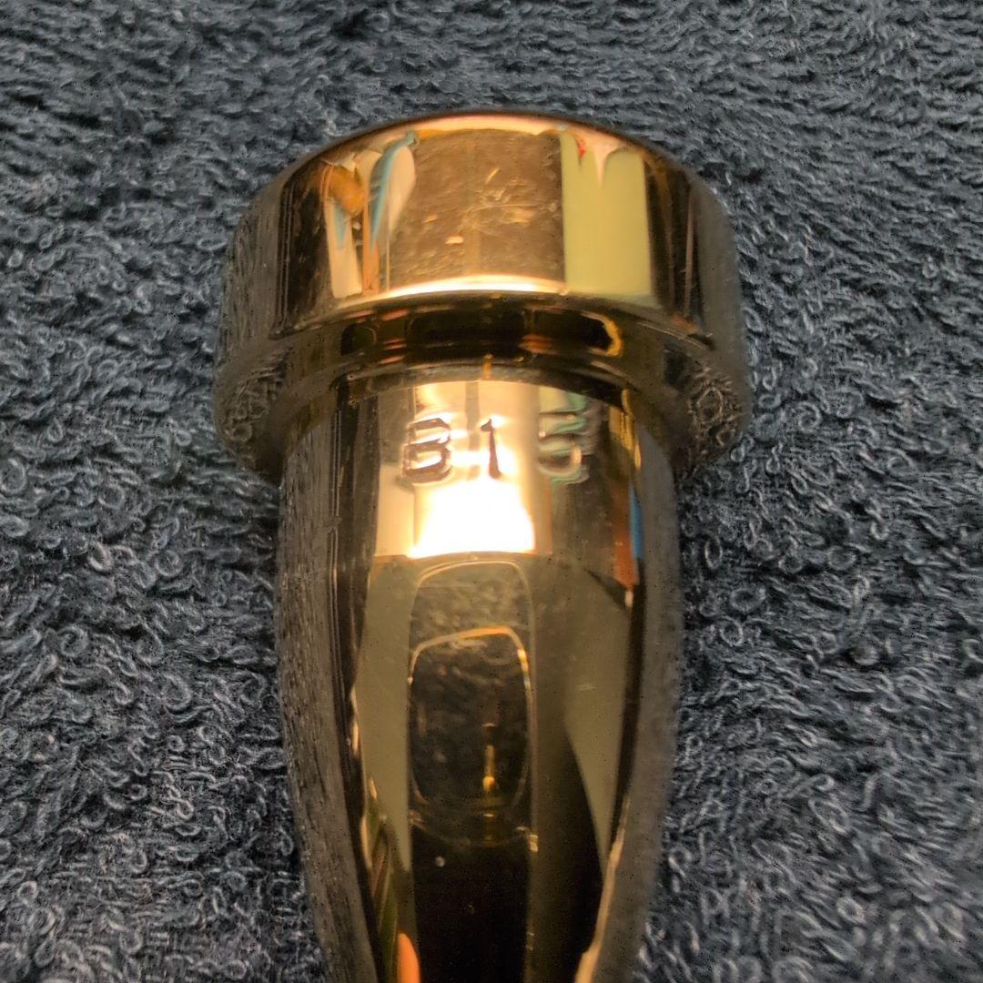 トランペットマウスピース モネットB15 金メッキ