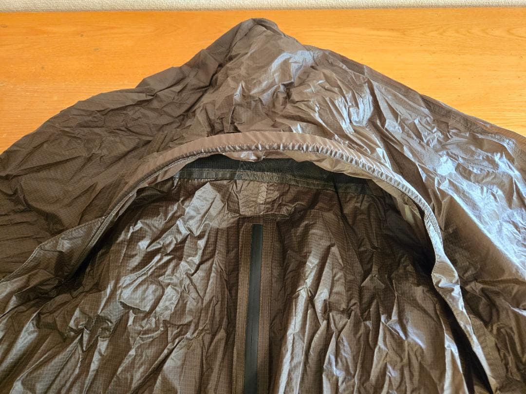 Unafreely シルナイロン ワンポールテント（ダークブラウン）