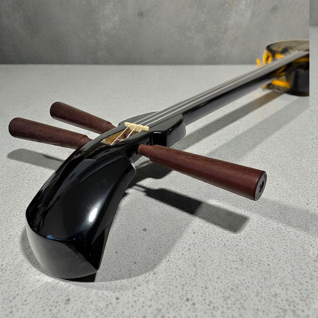 初心者安心✨沖縄三線 人工皮 入門フルセット 美品 和楽器 三線 美品✨