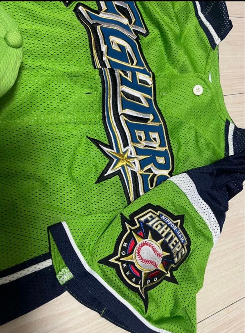 FIGHTERS 緑色 ユニフォーム キャップ付き