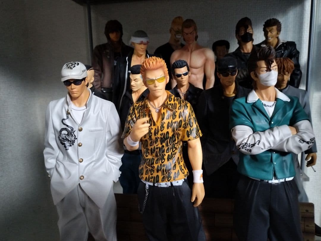 FBG クローズフィギュア 桐島ヒロミ 本城俊明 杉原誠 海老塚三人衆