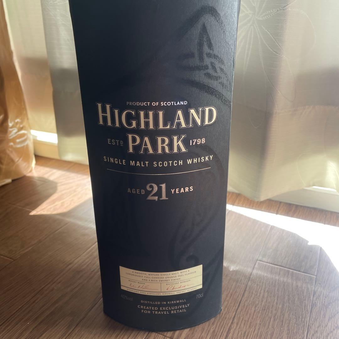 終売ボトル　ハイランドパーク 21年 700mlオールドボトル